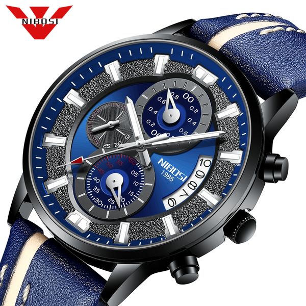 nibosi 2021 wristwatch mens brand luxury sports watch men fashion leather chronograph watches with date for men male clock
nibosi 2021 wristwatch mens brand luxury sports watch men fashion leather chronograph watches with date for men male clock