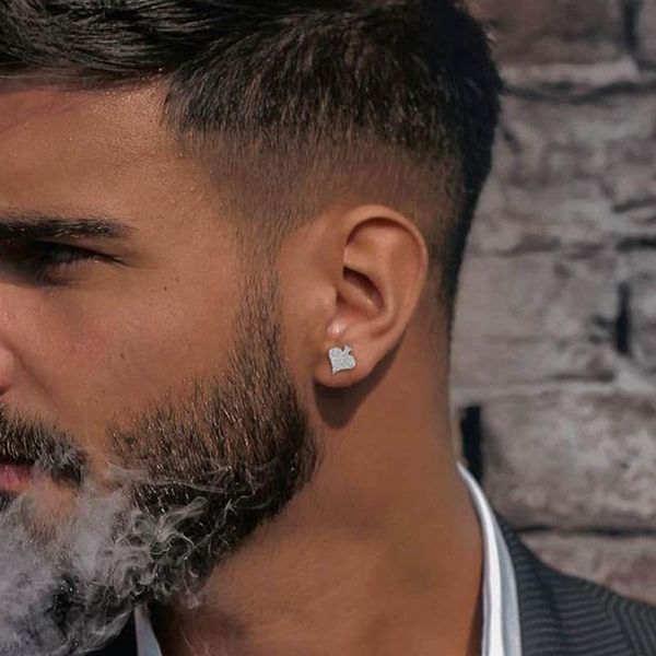 stud earring for men, stainless steel spades earrings studs ace of gold color silver and black, Golden;silver
stud earring for men, stainless steel spades earrings studs ace of gold color silver and black, Golden;silver