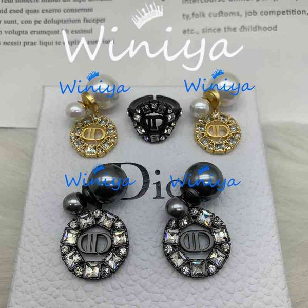 new letter square diamond pearl open ring personalized fashion earrings, Silver
new letter square diamond pearl open ring personalized fashion earrings, Silver