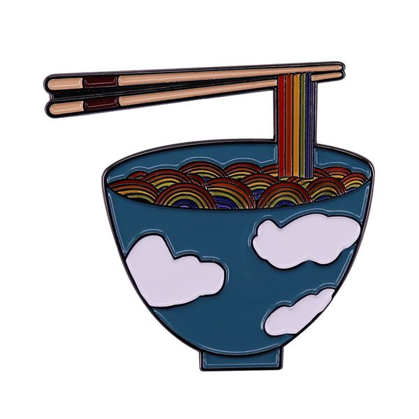 cartoon rainbow noodle enamel pin kawaii bowl chopsticks ramen brooch badge backpack shirt fashion jewelry, Blue
cartoon rainbow noodle enamel pin kawaii bowl chopsticks ramen brooch badge backpack shirt fashion jewelry, Blue