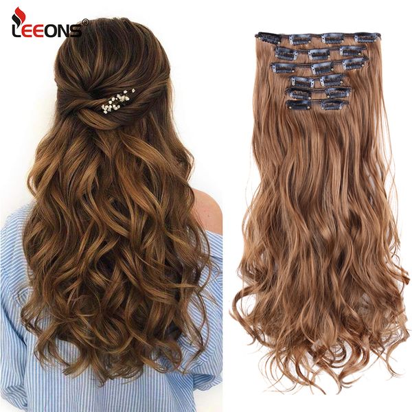 accessories 22inch 16 clips in hair extensions long curly hairstyle synthetic ombre blonde black hairpieces heat resistant false hair costum, Silver
accessories 22inch 16 clips in hair extensions long curly hairstyle synthetic ombre blonde black hairpieces heat resistant false hair costum, Silver