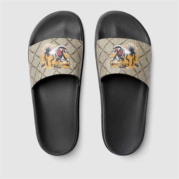 europe men shoes summer women tiger print slippers fashion beach slippers genuine women men slippers casual sandals si268c, Black
europe men shoes summer women tiger print slippers fashion beach slippers genuine women men slippers casual sandals si268c, Black