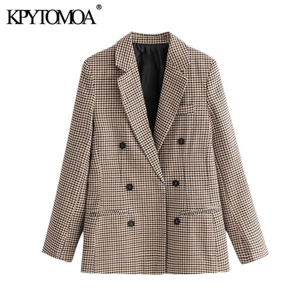 kpytomoa women 2020 fashion office wear double breasted blazers coat vintage long sleeve pockets female outerwear chic lj200911, White;black
kpytomoa women 2020 fashion office wear double breasted blazers coat vintage long sleeve pockets female outerwear chic lj200911, White;black