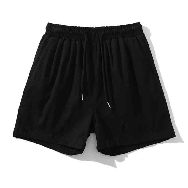 men's shorts straight casual sports pants 2020 summer new fashion brand loose solid color capris, White;black
men's shorts straight casual sports pants 2020 summer new fashion brand loose solid color capris, White;black