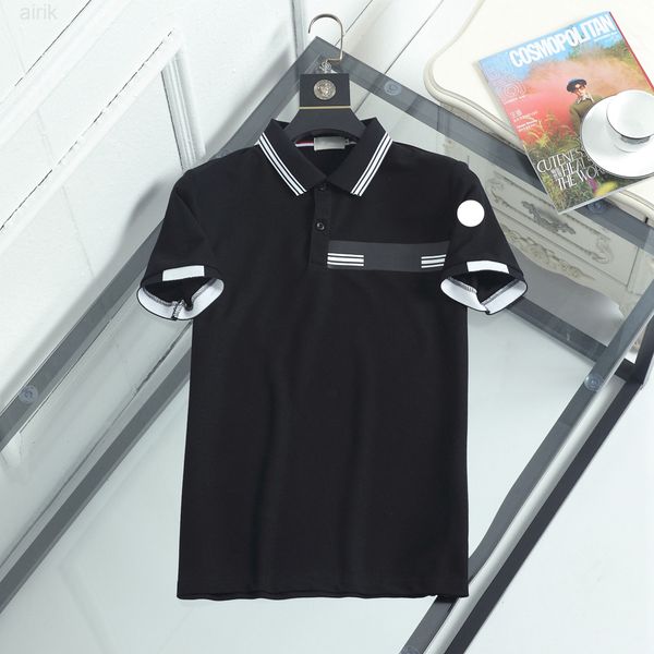 designer maya mens polos luxury stripe letter printed men s polo tshirts fashion double bead brand boutique solid color short tees 003, White;black
designer maya mens polos luxury stripe letter printed men s polo tshirts fashion double bead brand boutique solid color short tees 003, White;black