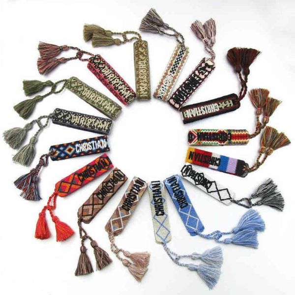 brand classic fashion bangles bracelets luxury women men handmade signature embroidered woven tassel adjustable bracelet jewelry friendship, Black
brand classic fashion bangles bracelets luxury women men handmade signature embroidered woven tassel adjustable bracelet jewelry friendship, Black