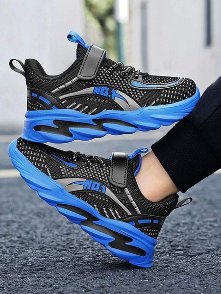 boys letter graphic hook-and-loop fastener strap chunky sneakers she, Black
boys letter graphic hook-and-loop fastener strap chunky sneakers she, Black