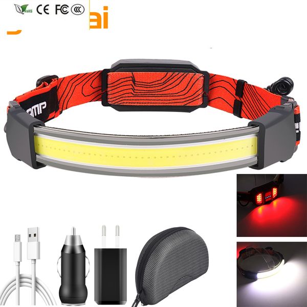 new cob led headlamp usb rechargeable head torch light 3 modes led warning strobe riding headlamp work light fishing camping light
new cob led headlamp usb rechargeable head torch light 3 modes led warning strobe riding headlamp work light fishing camping light