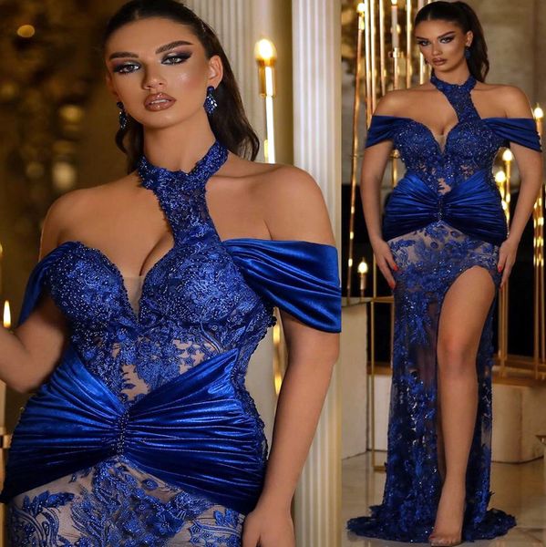 2022 plus size arabic aso ebi royal blue mermaid prom dresses lace beaded evening formal party second reception birthday engagement gowns dr, Black
2022 plus size arabic aso ebi royal blue mermaid prom dresses lace beaded evening formal party second reception birthday engagement gowns dr, Black