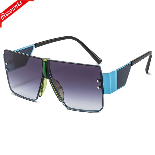 men's women's fashion trend brand sunglasses wholesale new metal large frame personalized contrast paint side windproof, White;black
men's women's fashion trend brand sunglasses wholesale new metal large frame personalized contrast paint side windproof, White;black