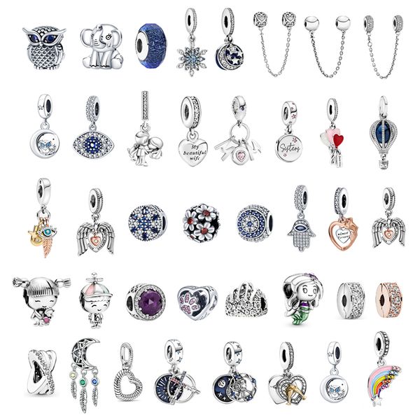 luxury jewelry s925 silver beads for women making diy fit pandora bracelets designer princess pendants charms with box, Black
luxury jewelry s925 silver beads for women making diy fit pandora bracelets designer princess pendants charms with box, Black