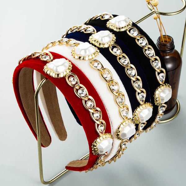 chime hair hoop baroque heterosexual pearl women's versatile flannelette wide edge hair band accessories, Silver
chime hair hoop baroque heterosexual pearl women's versatile flannelette wide edge hair band accessories, Silver