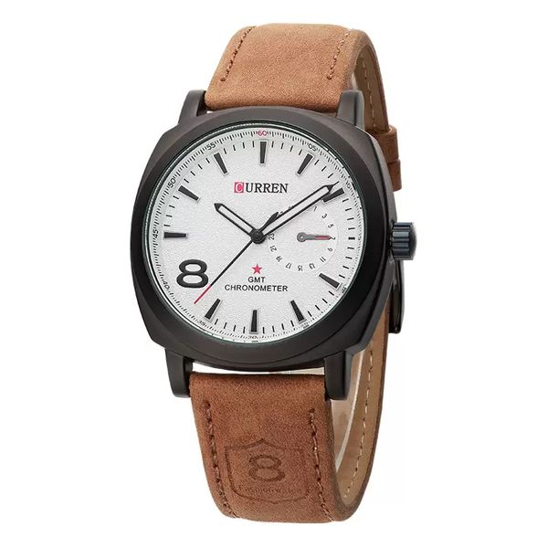 zdr-curren leather sports watches army military analog quartz wrist watch classic fashion luminous male clock relogio masculino wristwatches, Slivery;brown
zdr-curren leather sports watches army military analog quartz wrist watch classic fashion luminous male clock relogio masculino wristwatches, Slivery;brown