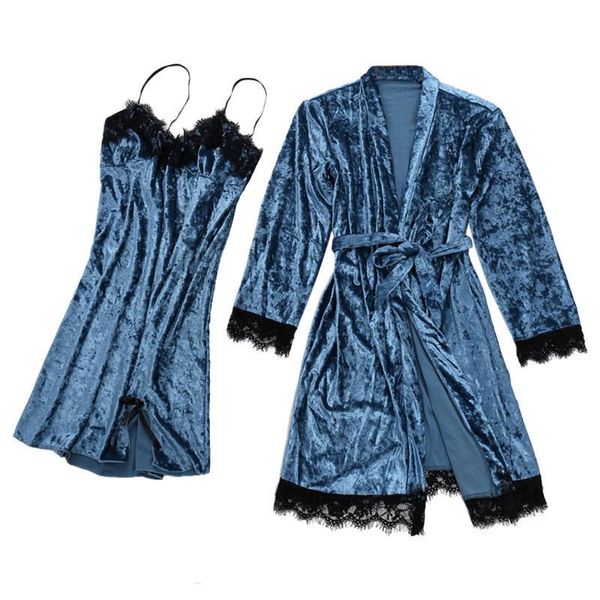 women's sleepwear two-piece pajamas nightdress lace wrap and aline sleepdress set velvet solid color underwear, Black;red
women's sleepwear two-piece pajamas nightdress lace wrap and aline sleepdress set velvet solid color underwear, Black;red