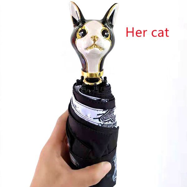 internet red animal head personality trend creative umbrella vinyl sun shade uv protection women's bag umbrella 1pcs
internet red animal head personality trend creative umbrella vinyl sun shade uv protection women's bag umbrella 1pcs