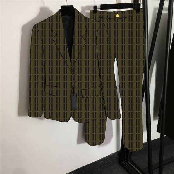 stylish gold button pant suits slim fitting suit jacket high waist straight pants women letter jacquard coat set, White;black
stylish gold button pant suits slim fitting suit jacket high waist straight pants women letter jacquard coat set, White;black