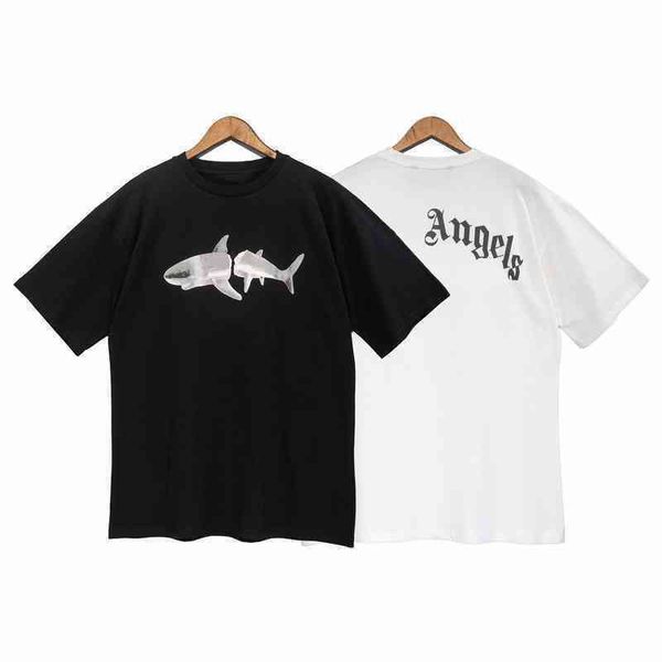 designer t shirts for men/women loose letter youth collarless casual ordinary cotton bottomed shirt half shark print short sleeve t-shirt1, White;black
designer t shirts for men/women loose letter youth collarless casual ordinary cotton bottomed shirt half shark print short sleeve t-shirt1, White;black