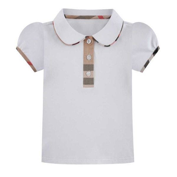 2022 summer boys girls' t-shirt shorts sleeve plaid lapel children's shirt with button cotton student white casual sports short-sl, Blue
2022 summer boys girls' t-shirt shorts sleeve plaid lapel children's shirt with button cotton student white casual sports short-sl, Blue