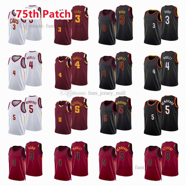 printed 75th patch city basketball jerseys ricky 3 rubio evan 4 mobley lamar 8 stevens rj 5 nembhard jersey color white red black custom, Black;red
printed 75th patch city basketball jerseys ricky 3 rubio evan 4 mobley lamar 8 stevens rj 5 nembhard jersey color white red black custom, Black;red