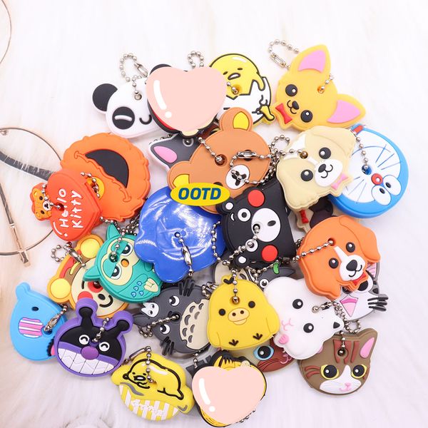 keychains lanyards 40pcs/set cartoon animal key cover cute silicone key chains women bear dog funny bear key holder caps child gift cute key, Silver
keychains lanyards 40pcs/set cartoon animal key cover cute silicone key chains women bear dog funny bear key holder caps child gift cute key, Silver