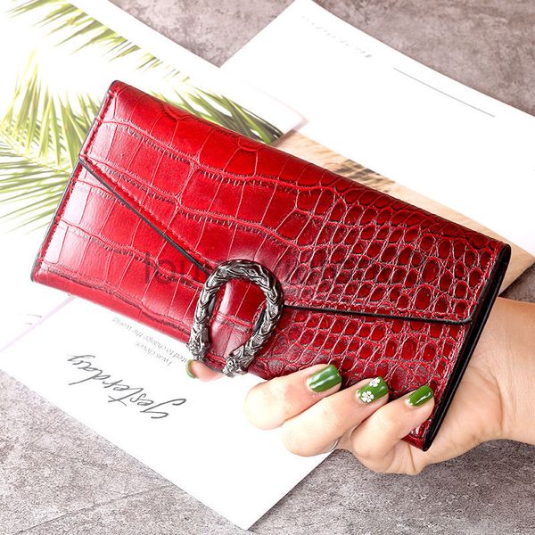 designer leather card wallet woman mens new fashion long style european and american crocodile pattern retro carrying womens card bag zero w, Red;black
designer leather card wallet woman mens new fashion long style european and american crocodile pattern retro carrying womens card bag zero w, Red;black