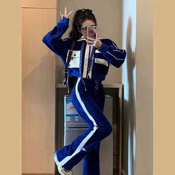 two piece dress small fragrance suit women's spring and autumn 2022 design sense fashion foreign style sports leisure wide leg pants tw, White
two piece dress small fragrance suit women's spring and autumn 2022 design sense fashion foreign style sports leisure wide leg pants tw, White
