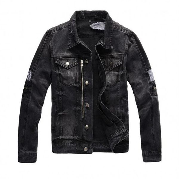 2021 new denim jacket high fashion bomber denim slim windbreaker jacket mens jean clothing254t, Black;brown
2021 new denim jacket high fashion bomber denim slim windbreaker jacket mens jean clothing254t, Black;brown