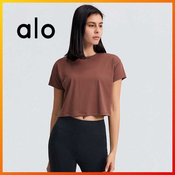 alo yoga summer seven-color women's crop breathable and quick-drying short sleeve fitness sports top, White;red
alo yoga summer seven-color women's crop breathable and quick-drying short sleeve fitness sports top, White;red