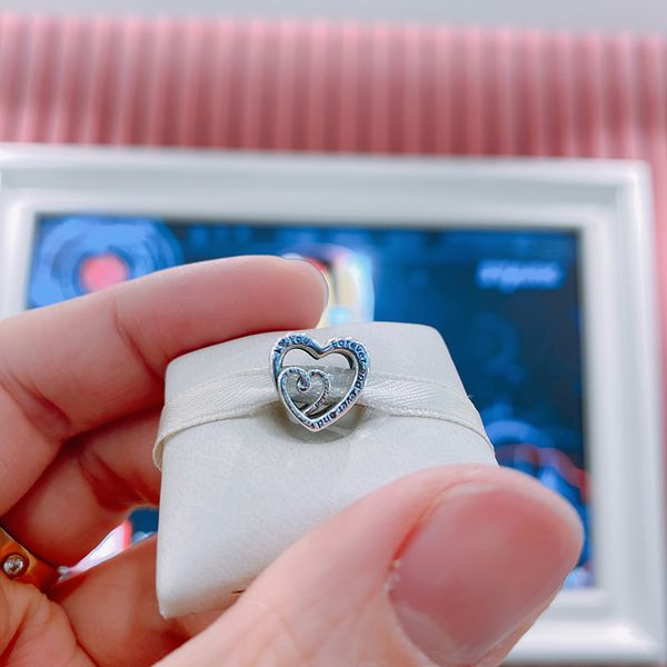925 sterling silver mother's day entwined infinite hearts bead fits european pandora style jewelry charm bracelets, Black
925 sterling silver mother's day entwined infinite hearts bead fits european pandora style jewelry charm bracelets, Black