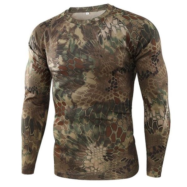 summer quick-drying camouflage t-shirts breathable long-sleeved military clothes outdoor hunting hiking camping climbing shirts 220325, White;black
summer quick-drying camouflage t-shirts breathable long-sleeved military clothes outdoor hunting hiking camping climbing shirts 220325, White;black