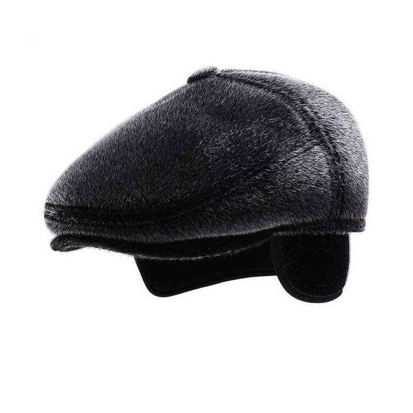 winter beret cap for men faux fur riding men newspaper boys hat with earflaps beret father hat for elderly flat visor winter warm hats j2207, Blue;gray
winter beret cap for men faux fur riding men newspaper boys hat with earflaps beret father hat for elderly flat visor winter warm hats j2207, Blue;gray