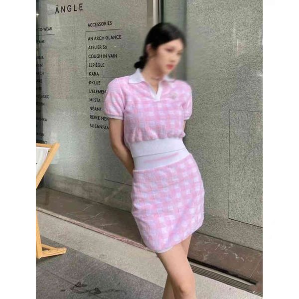 two piece dress dawang song zhiya plaid lapel knitted short sleeve waist closing small fragrance suit skirt j5se, White
two piece dress dawang song zhiya plaid lapel knitted short sleeve waist closing small fragrance suit skirt j5se, White