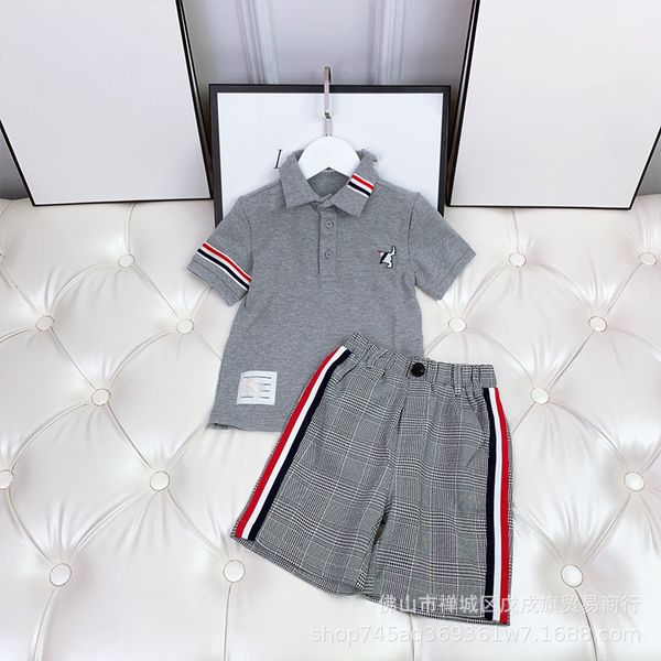 children's boys girls' summer fashion small lapel short sleeve polo shirt shorts pants two-piece set, White
children's boys girls' summer fashion small lapel short sleeve polo shirt shorts pants two-piece set, White