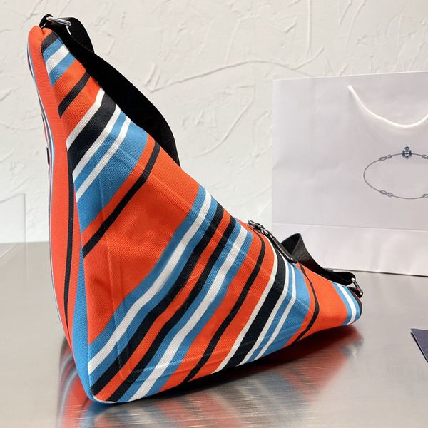 prad bag stripes large triangle bag canvas crossbody bags women handbag men chest bag purse shoulder pouch double zipper classic letter reli, Blue;pink
prad bag stripes large triangle bag canvas crossbody bags women handbag men chest bag purse shoulder pouch double zipper classic letter reli, Blue;pink