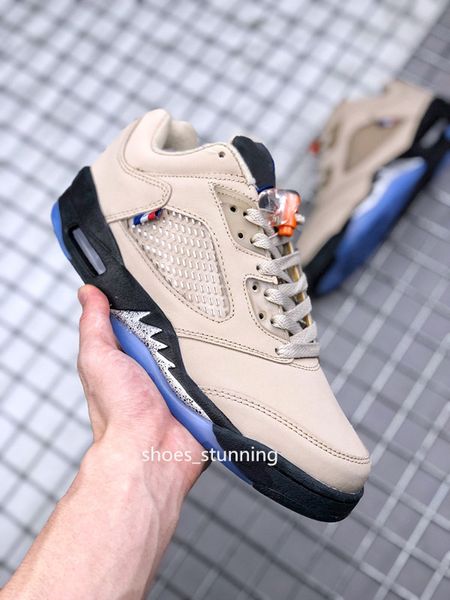 basketball shoes jumpman 5s v retro low khaki grey silver upper black 3m upper translucent rubber outsole sports shoe size eu36-46
basketball shoes jumpman 5s v retro low khaki grey silver upper black 3m upper translucent rubber outsole sports shoe size eu36-46
