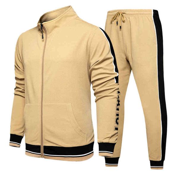 2022 spring and autumn new men's sportswear suit round neck long sleeve two piece fashionable large size men, Gray
2022 spring and autumn new men's sportswear suit round neck long sleeve two piece fashionable large size men, Gray