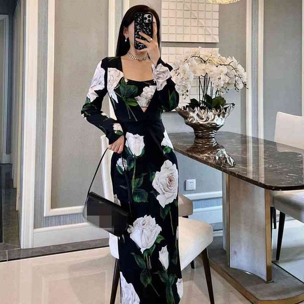 casual dresses european and american y version du jia skirt positioning rose printing large v low neck slim long sleeve dress, Black;gray
casual dresses european and american y version du jia skirt positioning rose printing large v low neck slim long sleeve dress, Black;gray