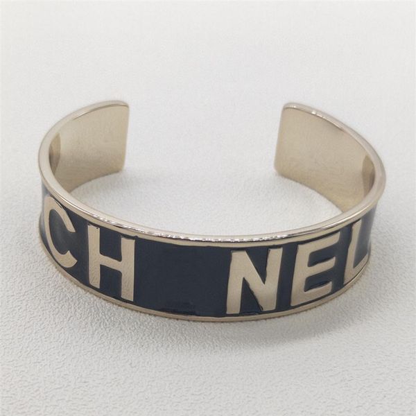 charm opened bangle bracelet with black and white color enamel design for women wedding jewelry gift have box stamp ps258u, Golden
charm opened bangle bracelet with black and white color enamel design for women wedding jewelry gift have box stamp ps258u, Golden