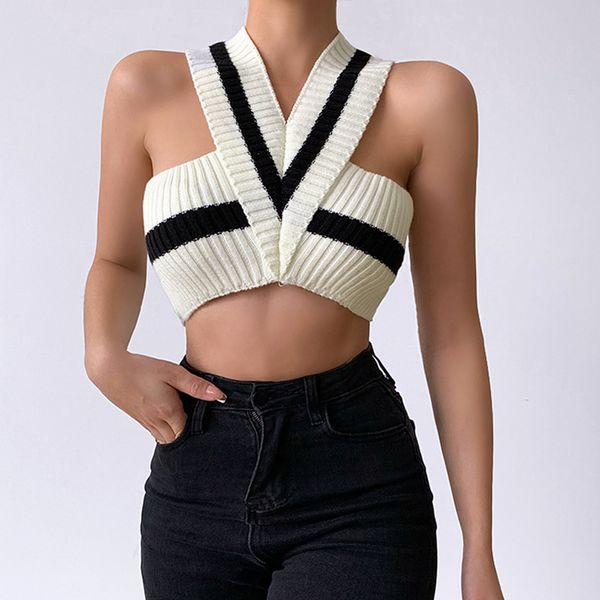 knitted binder chest woman tank women corset femme tanks crop camisole korean fashion dropshipping, White
knitted binder chest woman tank women corset femme tanks crop camisole korean fashion dropshipping, White