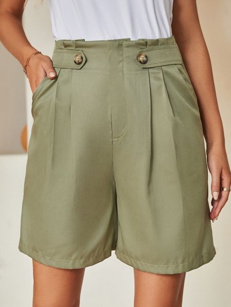 paper bag waist slant pockets bermuda shorts h0xc#, White;black
paper bag waist slant pockets bermuda shorts h0xc#, White;black