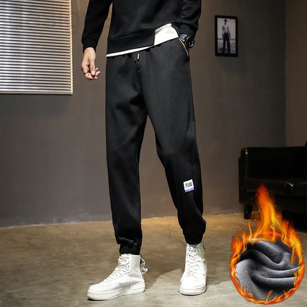 men's pants designer casual knitted pants men's autumn and winter 2021 sports plush thickened loose leggings csof, Black
men's pants designer casual knitted pants men's autumn and winter 2021 sports plush thickened loose leggings csof, Black