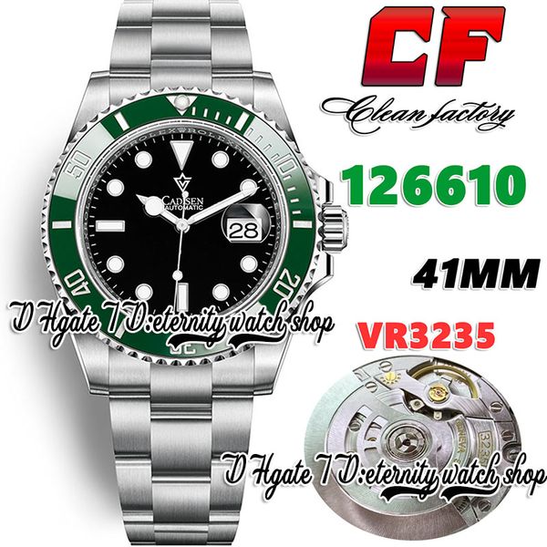 clean factory kermit cf cf126610 vr3235 automatic mens watch 41mm green ceramics bezel black dial ss 904l stainless steel bracelet super edi, Slivery;brown
clean factory kermit cf cf126610 vr3235 automatic mens watch 41mm green ceramics bezel black dial ss 904l stainless steel bracelet super edi, Slivery;brown