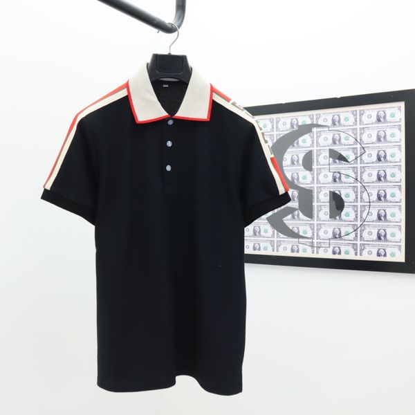 2022 summer youth popular short sleeve polo shirt men and women's casual versatile lapel solid color shirt, White;black
2022 summer youth popular short sleeve polo shirt men and women's casual versatile lapel solid color shirt, White;black