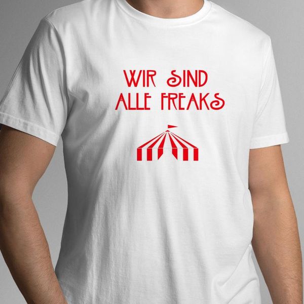 men's t shirts japanese anime spring and summer wir sind alle freaks round collar t-shirt cotton, White;black
men's t shirts japanese anime spring and summer wir sind alle freaks round collar t-shirt cotton, White;black