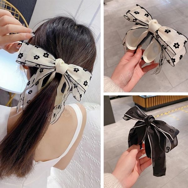 korea ribbon bow banana clip vertical card ponytail clip women summer sweet hair accessories, Slivery;white
korea ribbon bow banana clip vertical card ponytail clip women summer sweet hair accessories, Slivery;white