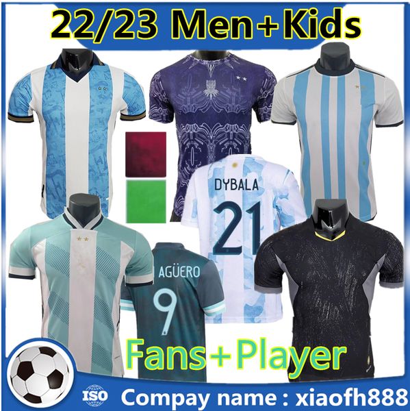 22 23 argentina soccer jerseys 20 21 commemorative edition home away 2022-23 men kids kits 200th dybala football shirt aguero maradona jerse, Black;yellow
22 23 argentina soccer jerseys 20 21 commemorative edition home away 2022-23 men kids kits 200th dybala football shirt aguero maradona jerse, Black;yellow