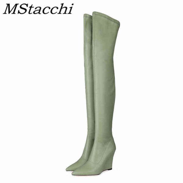 mstacchi elegant woman thigh high botas outdoor wedges leather slip-on ladies shoes thick bottom over-knee boots big size 33-43 220729, Black
mstacchi elegant woman thigh high botas outdoor wedges leather slip-on ladies shoes thick bottom over-knee boots big size 33-43 220729, Black