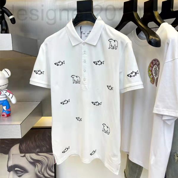 men's polos designer 2022ss spring and summer new tb embroidery ocean whale polar bear animal pattern fashion versatile polo shirt t1sm, White;black
men's polos designer 2022ss spring and summer new tb embroidery ocean whale polar bear animal pattern fashion versatile polo shirt t1sm, White;black