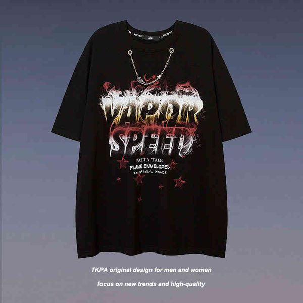 tk-pa flame letter dark wind short sleeve t-shirt men's minority necklace dign sense five point summer couple half manufacturer discoun, White;black
tk-pa flame letter dark wind short sleeve t-shirt men's minority necklace dign sense five point summer couple half manufacturer discoun, White;black