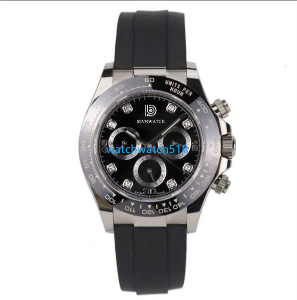 luxury mens watches sapphire mirror 40mm 116515 116518 116519 steel bezel white dial automatic mechanical black rubber strap waterproof wris, Slivery;brown
luxury mens watches sapphire mirror 40mm 116515 116518 116519 steel bezel white dial automatic mechanical black rubber strap waterproof wris, Slivery;brown